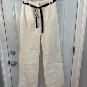 Anthropologie Maeve White Pants